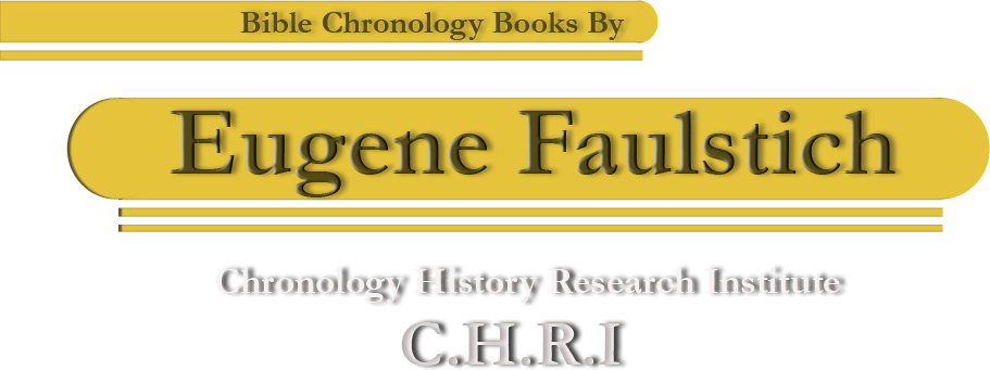 Bible Chronology Books By Eugene Faulstich